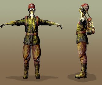 zombie dlc spitter front and side